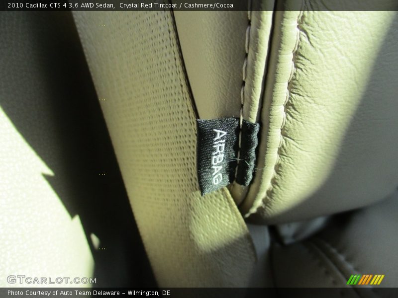 Crystal Red Tintcoat / Cashmere/Cocoa 2010 Cadillac CTS 4 3.6 AWD Sedan
