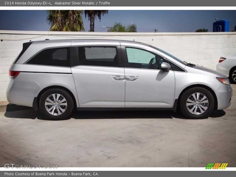 Alabaster Silver Metallic / Truffle 2014 Honda Odyssey EX-L
