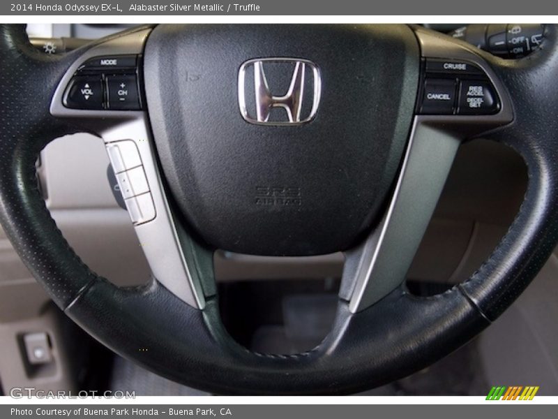 Alabaster Silver Metallic / Truffle 2014 Honda Odyssey EX-L