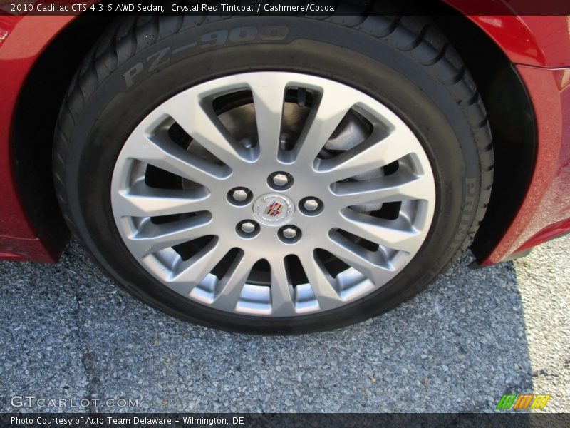 Crystal Red Tintcoat / Cashmere/Cocoa 2010 Cadillac CTS 4 3.6 AWD Sedan