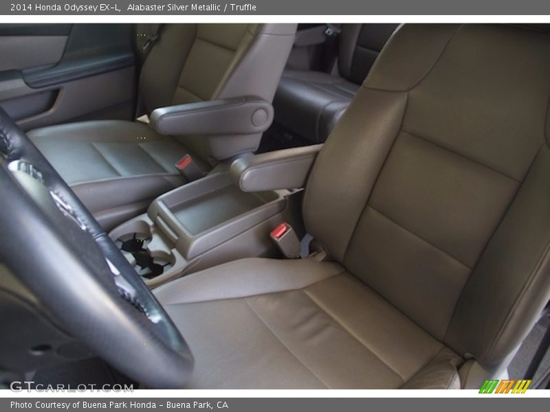 Alabaster Silver Metallic / Truffle 2014 Honda Odyssey EX-L