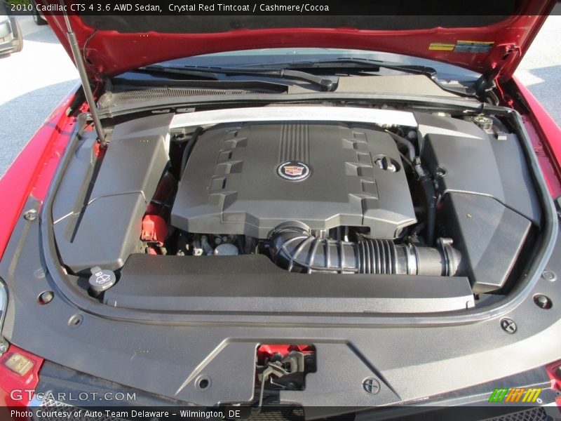 Crystal Red Tintcoat / Cashmere/Cocoa 2010 Cadillac CTS 4 3.6 AWD Sedan