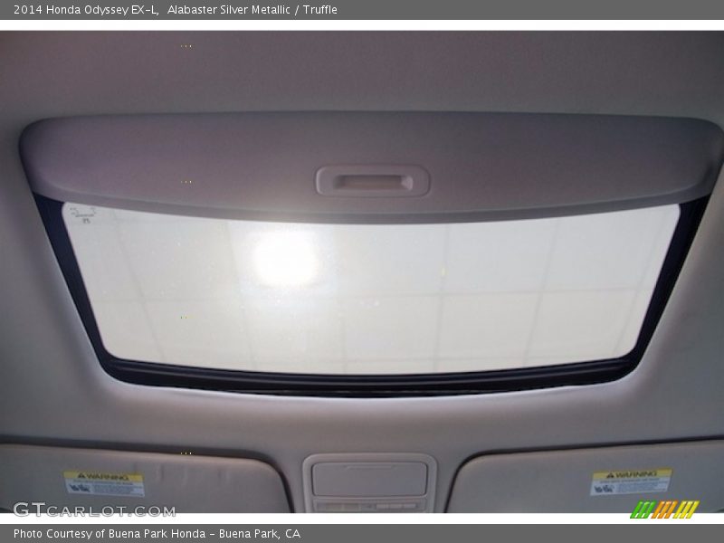 Alabaster Silver Metallic / Truffle 2014 Honda Odyssey EX-L