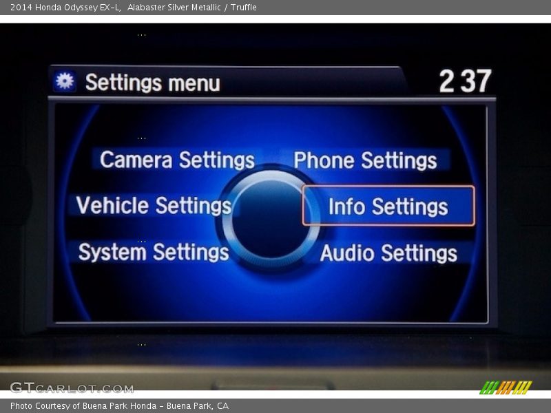 Alabaster Silver Metallic / Truffle 2014 Honda Odyssey EX-L