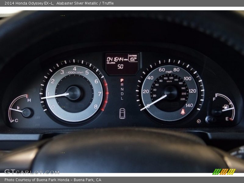 Alabaster Silver Metallic / Truffle 2014 Honda Odyssey EX-L