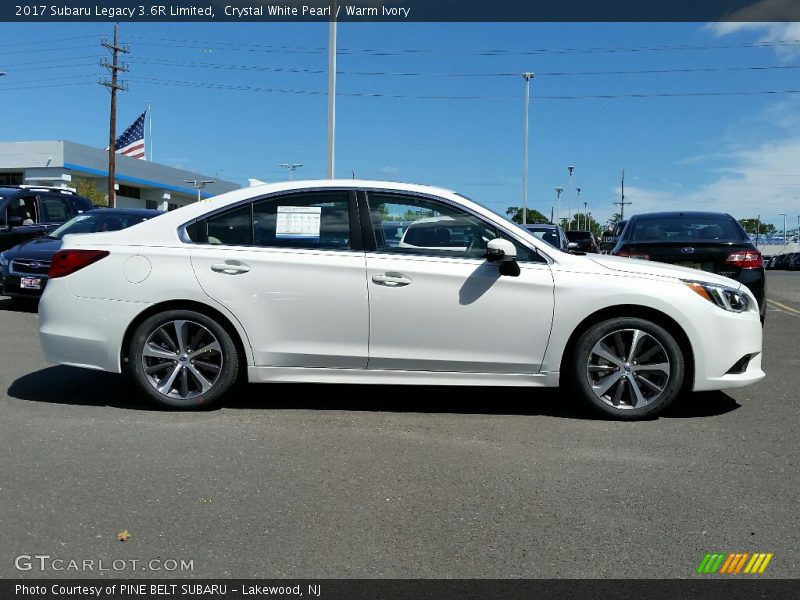 Crystal White Pearl / Warm Ivory 2017 Subaru Legacy 3.6R Limited