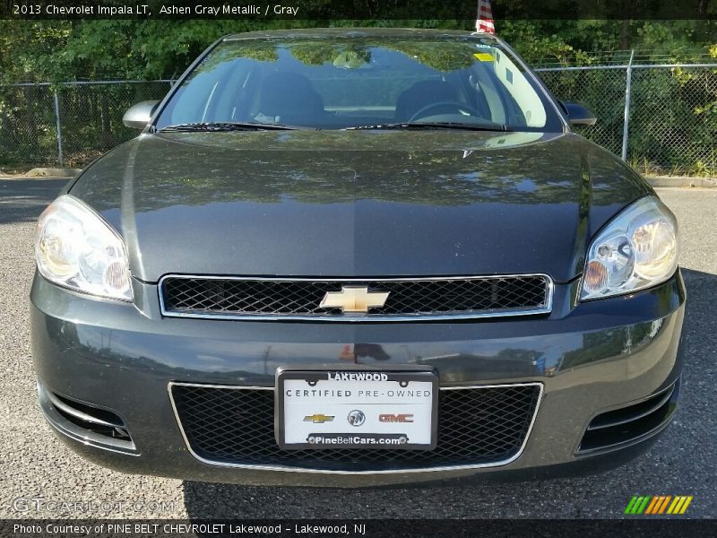 Ashen Gray Metallic / Gray 2013 Chevrolet Impala LT