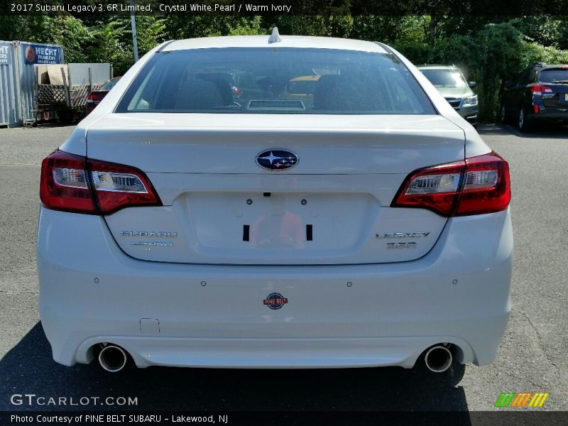 Crystal White Pearl / Warm Ivory 2017 Subaru Legacy 3.6R Limited