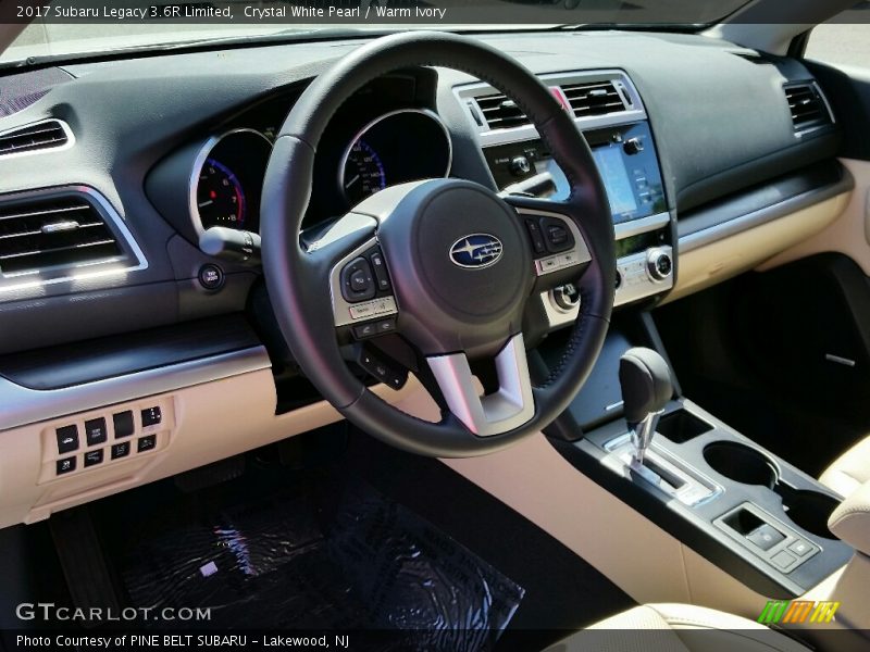Crystal White Pearl / Warm Ivory 2017 Subaru Legacy 3.6R Limited