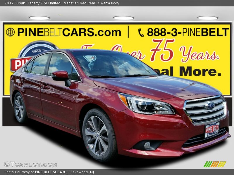 Venetian Red Pearl / Warm Ivory 2017 Subaru Legacy 2.5i Limited