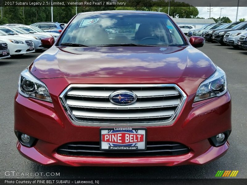 Venetian Red Pearl / Warm Ivory 2017 Subaru Legacy 2.5i Limited