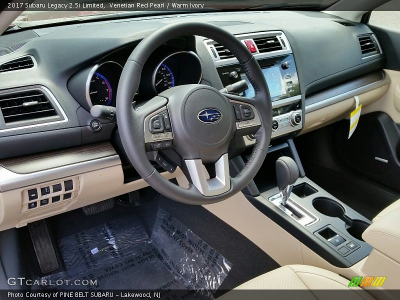 Venetian Red Pearl / Warm Ivory 2017 Subaru Legacy 2.5i Limited
