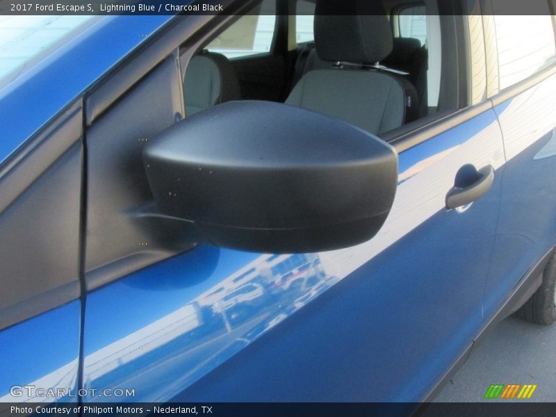 Lightning Blue / Charcoal Black 2017 Ford Escape S