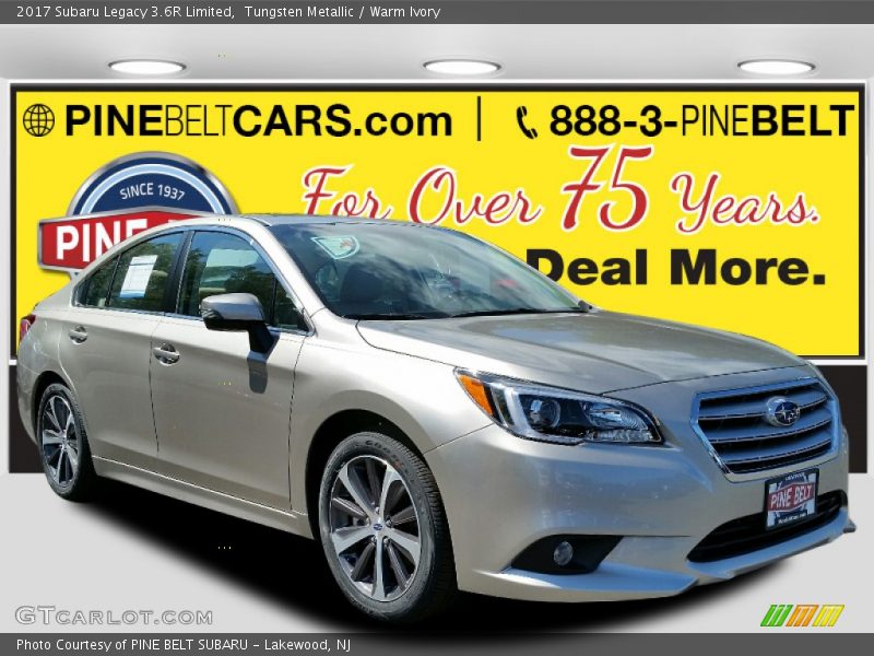 Tungsten Metallic / Warm Ivory 2017 Subaru Legacy 3.6R Limited