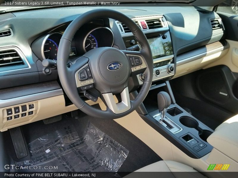 Tungsten Metallic / Warm Ivory 2017 Subaru Legacy 3.6R Limited