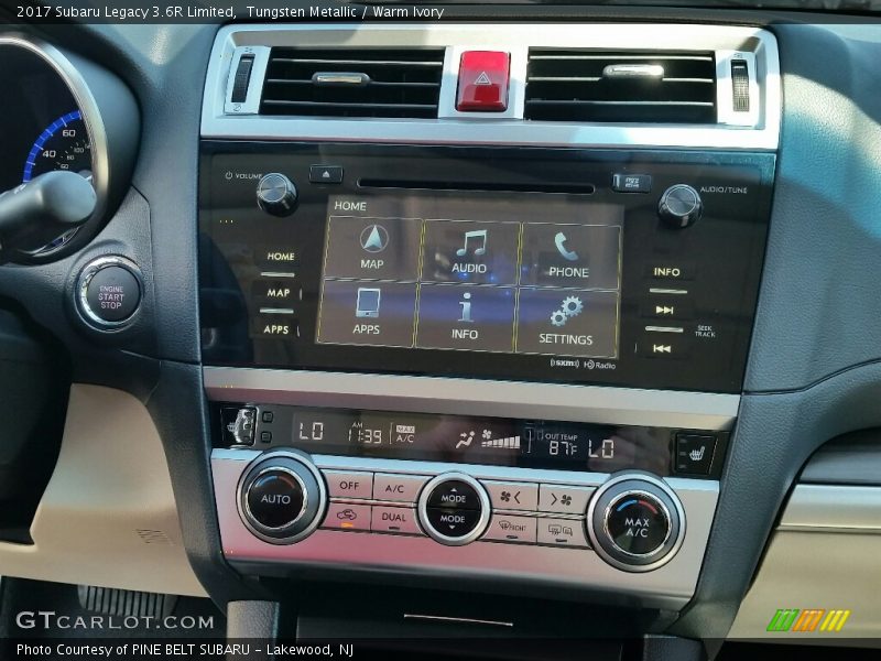 Tungsten Metallic / Warm Ivory 2017 Subaru Legacy 3.6R Limited