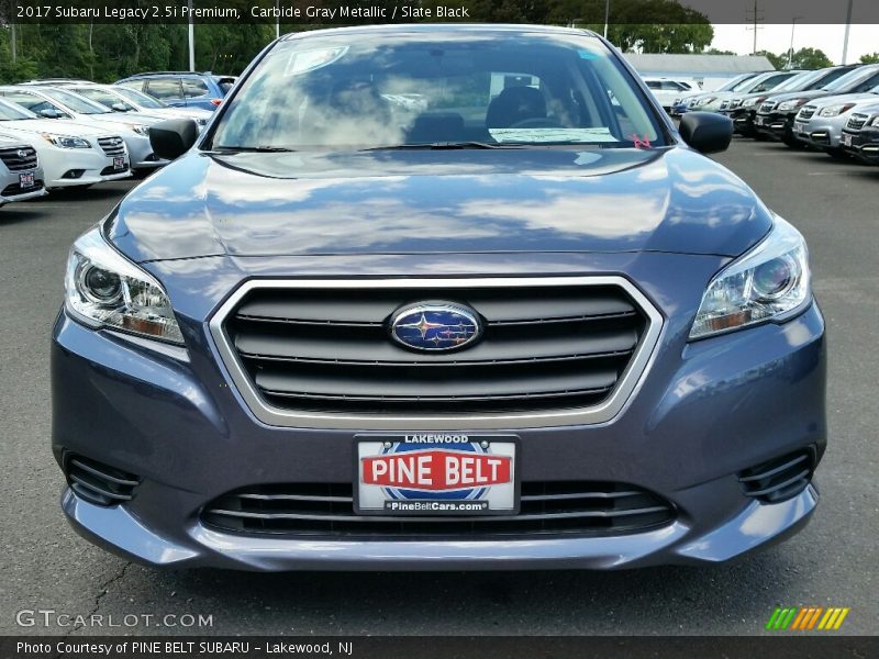 Carbide Gray Metallic / Slate Black 2017 Subaru Legacy 2.5i Premium