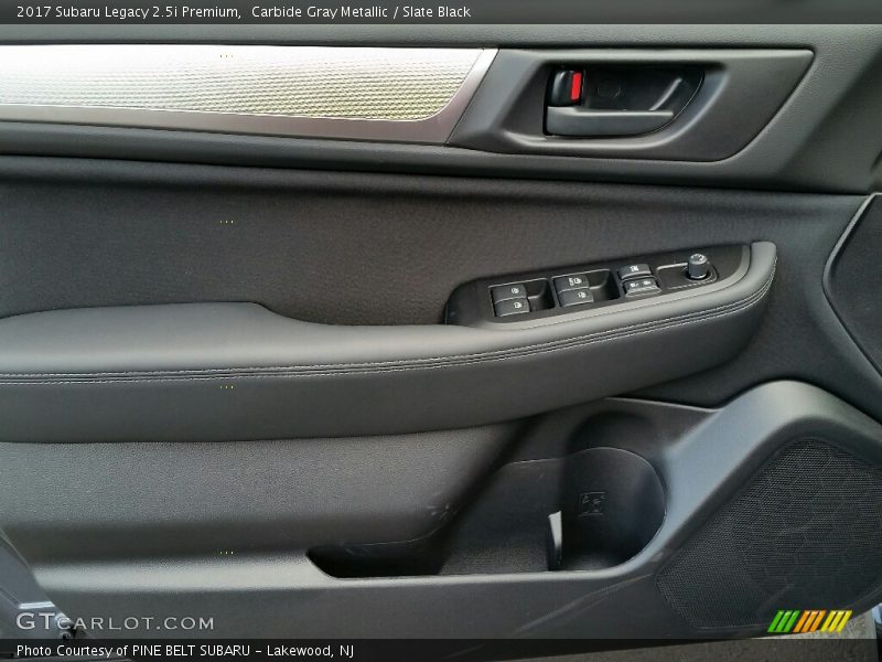 Carbide Gray Metallic / Slate Black 2017 Subaru Legacy 2.5i Premium