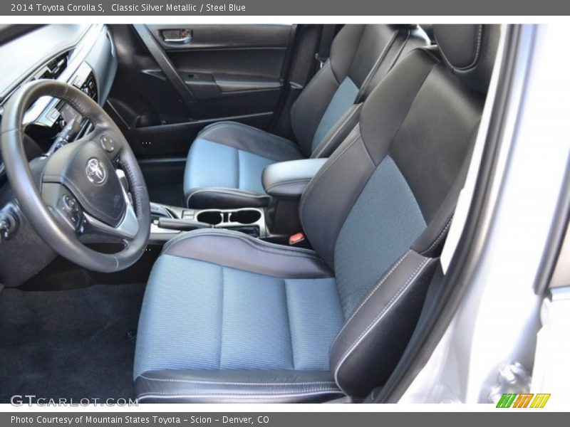 Classic Silver Metallic / Steel Blue 2014 Toyota Corolla S