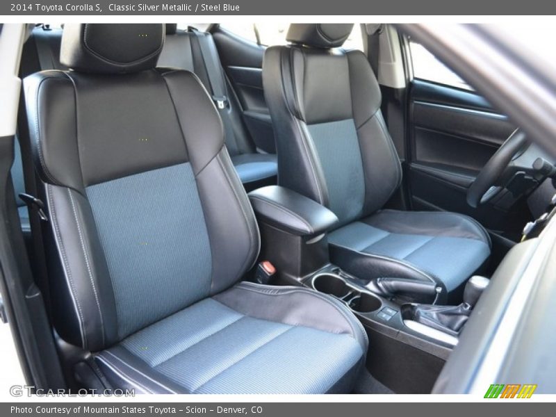 Classic Silver Metallic / Steel Blue 2014 Toyota Corolla S