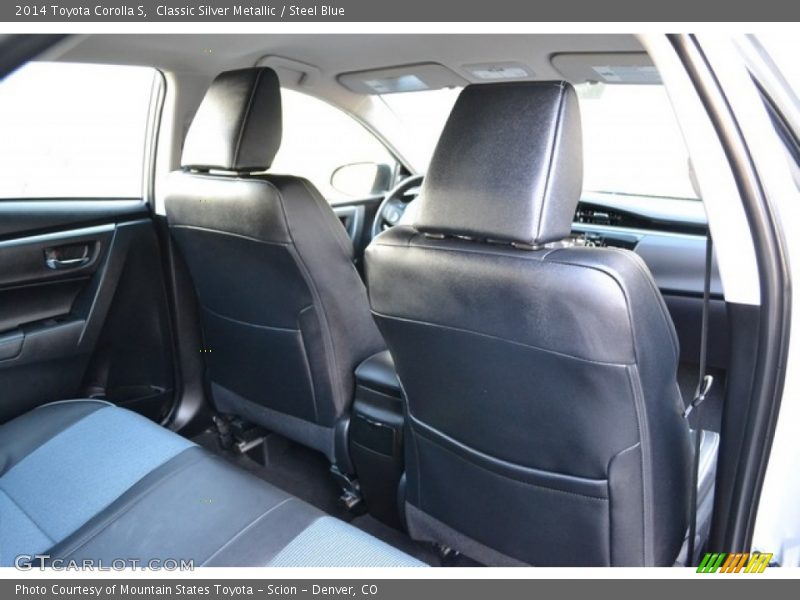 Classic Silver Metallic / Steel Blue 2014 Toyota Corolla S
