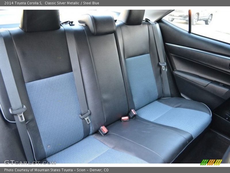 Classic Silver Metallic / Steel Blue 2014 Toyota Corolla S