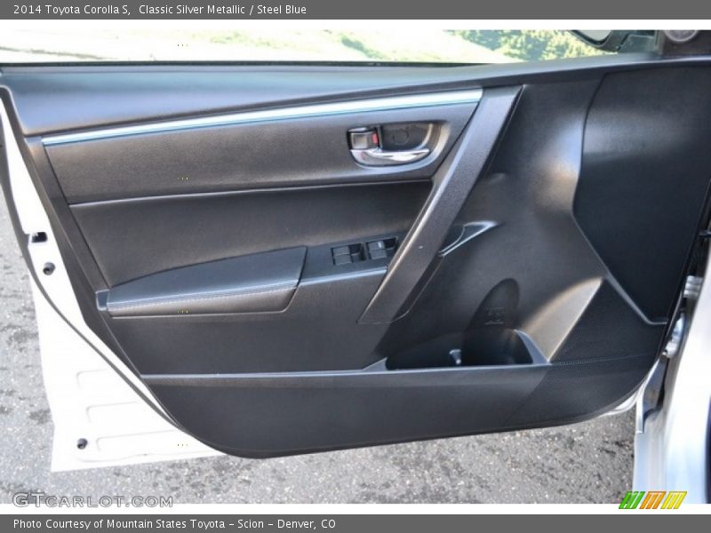 Classic Silver Metallic / Steel Blue 2014 Toyota Corolla S