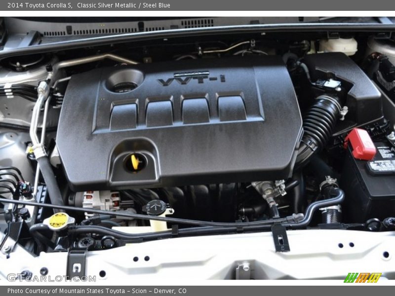Classic Silver Metallic / Steel Blue 2014 Toyota Corolla S