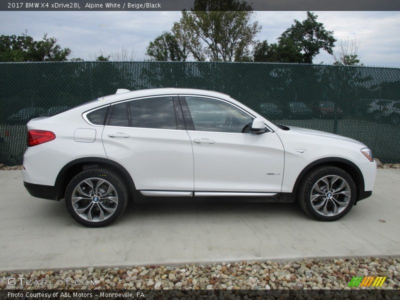 2017 X4 xDrive28i Alpine White