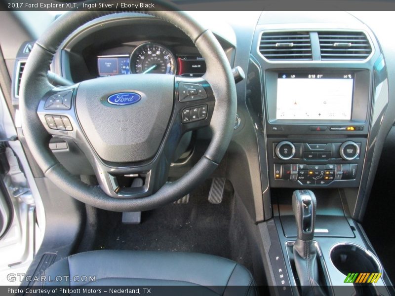 Dashboard of 2017 Explorer XLT