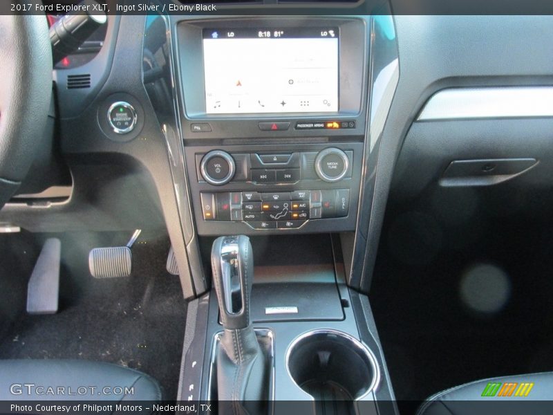 Controls of 2017 Explorer XLT