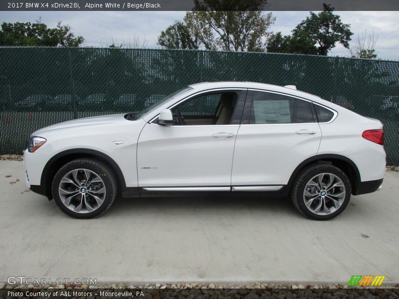  2017 X4 xDrive28i Alpine White