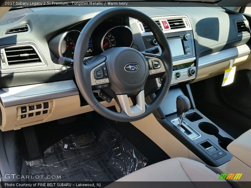  2017 Legacy 2.5i Premium Warm Ivory Interior