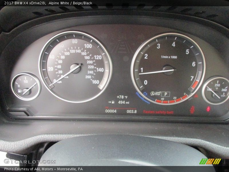  2017 X4 xDrive28i xDrive28i Gauges