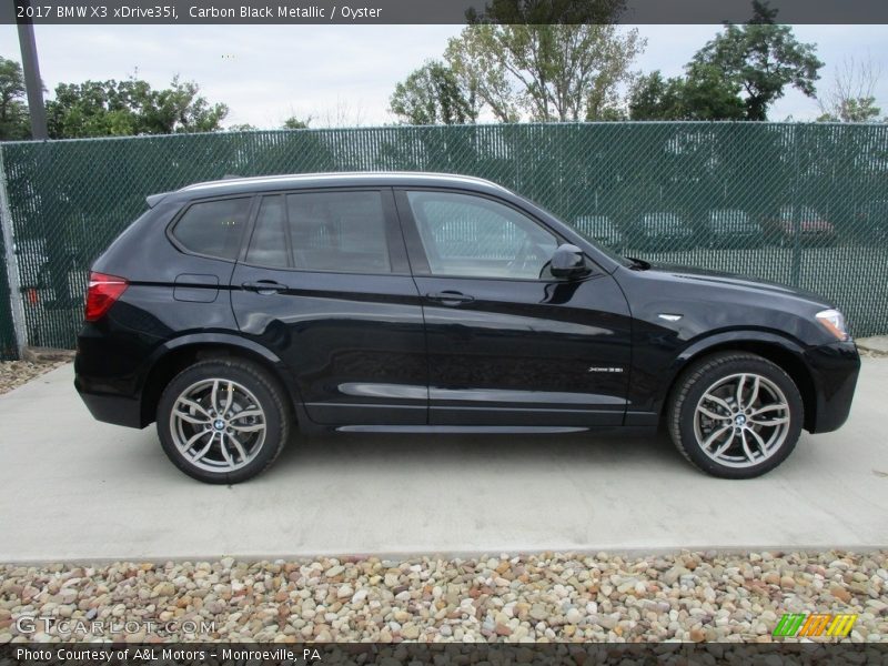 Carbon Black Metallic / Oyster 2017 BMW X3 xDrive35i