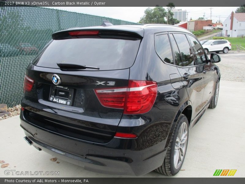 Carbon Black Metallic / Oyster 2017 BMW X3 xDrive35i