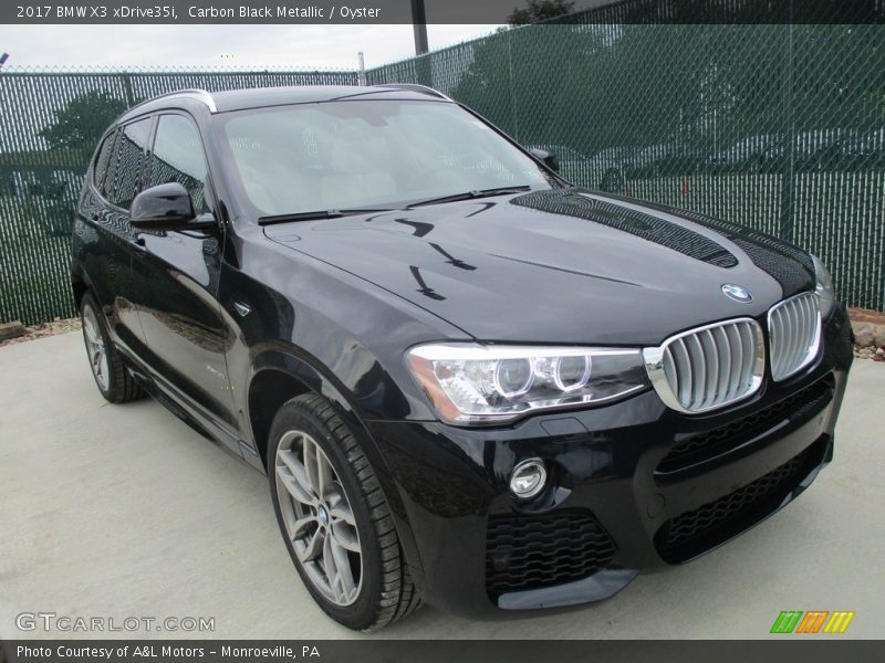 Carbon Black Metallic / Oyster 2017 BMW X3 xDrive35i