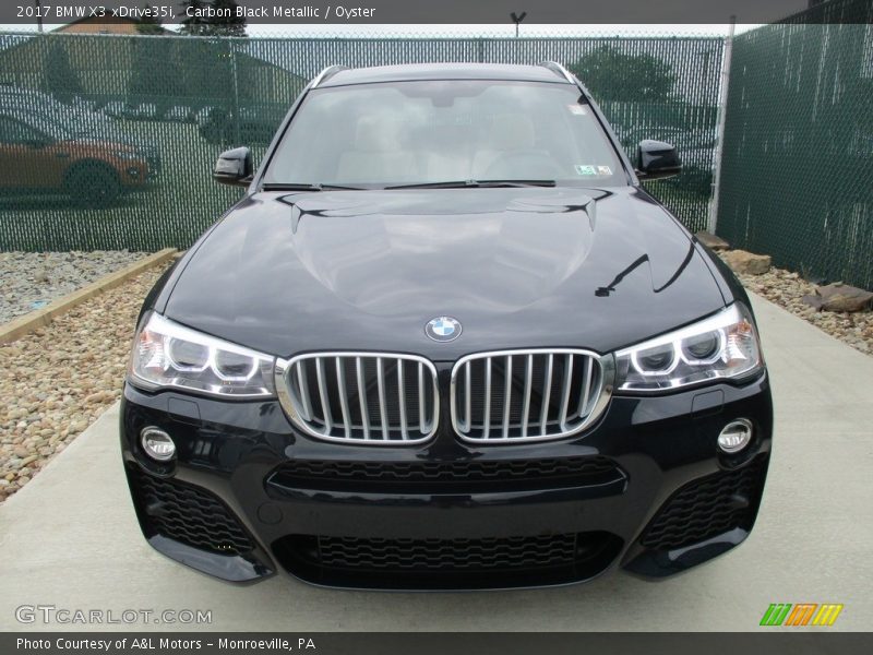 Carbon Black Metallic / Oyster 2017 BMW X3 xDrive35i