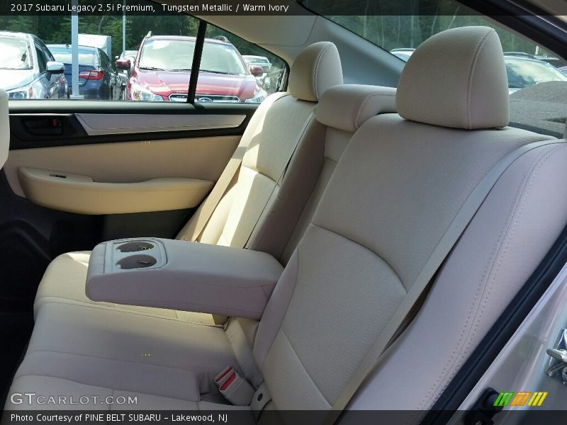 Rear Seat of 2017 Legacy 2.5i Premium