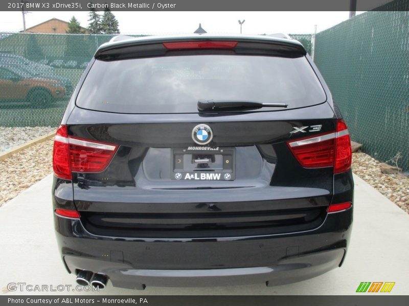 Carbon Black Metallic / Oyster 2017 BMW X3 xDrive35i