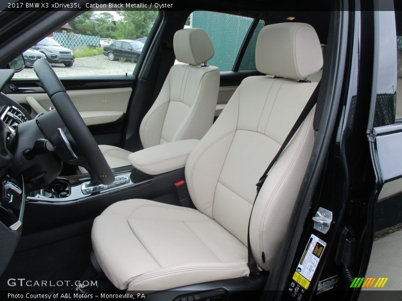 Carbon Black Metallic / Oyster 2017 BMW X3 xDrive35i