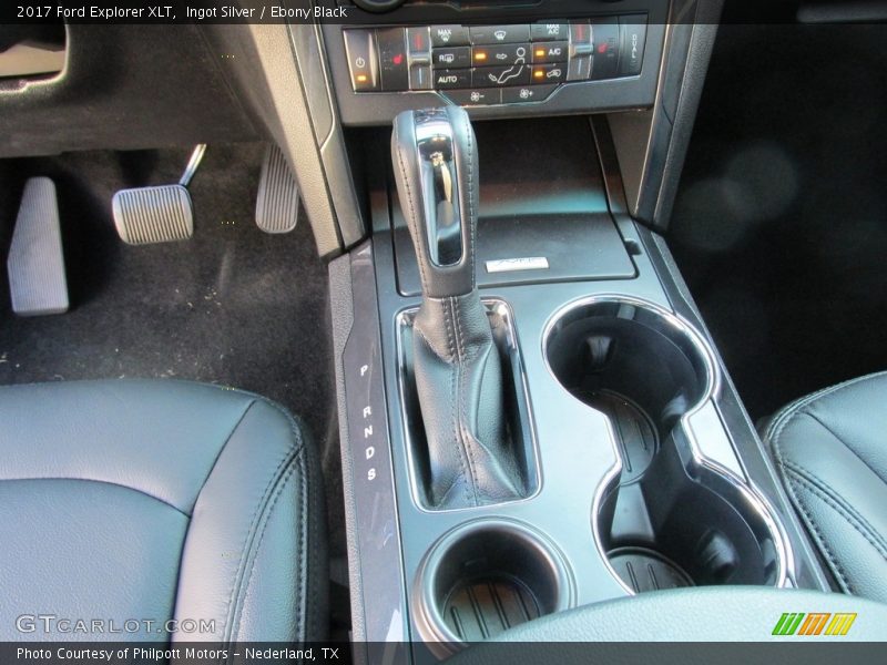 Ingot Silver / Ebony Black 2017 Ford Explorer XLT