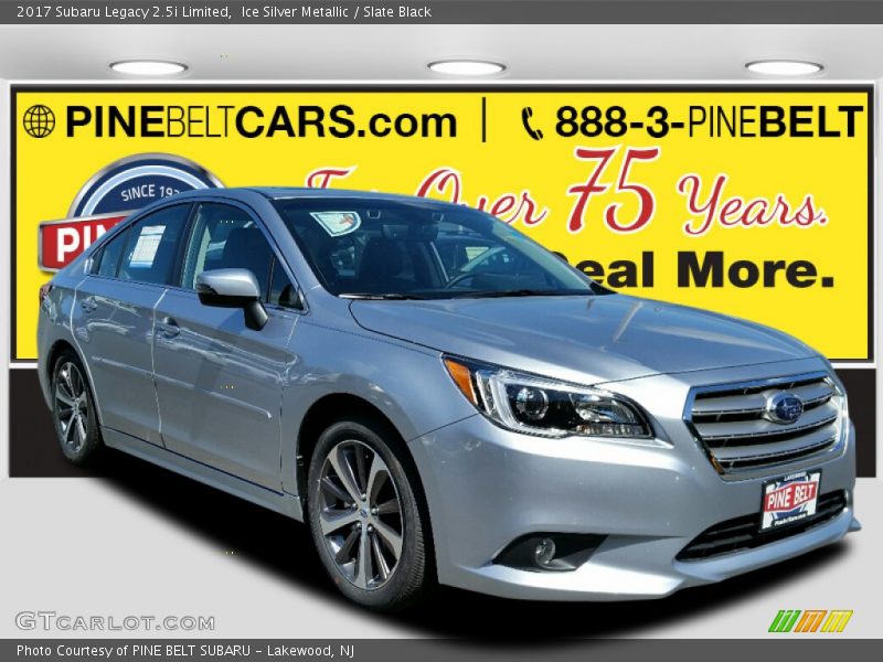 Ice Silver Metallic / Slate Black 2017 Subaru Legacy 2.5i Limited