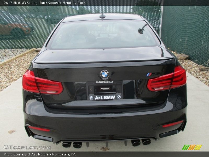 Black Sapphire Metallic / Black 2017 BMW M3 Sedan
