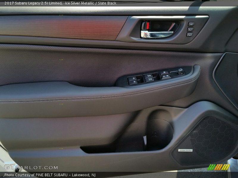 Ice Silver Metallic / Slate Black 2017 Subaru Legacy 2.5i Limited