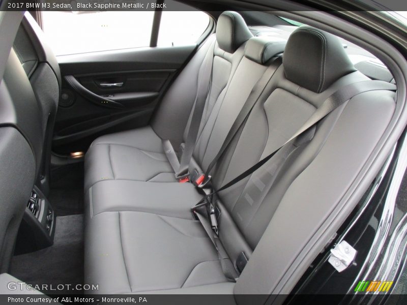 Rear Seat of 2017 M3 Sedan