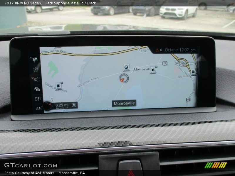 Navigation of 2017 M3 Sedan