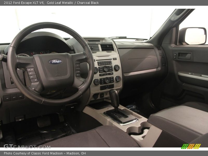 Gold Leaf Metallic / Charcoal Black 2012 Ford Escape XLT V6