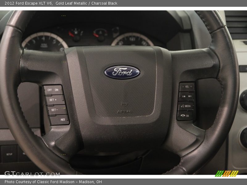 Gold Leaf Metallic / Charcoal Black 2012 Ford Escape XLT V6