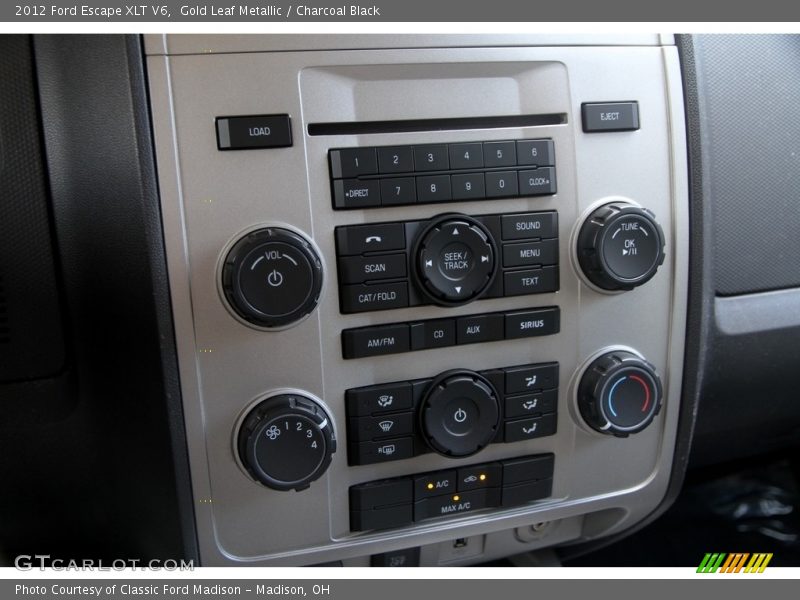 Gold Leaf Metallic / Charcoal Black 2012 Ford Escape XLT V6